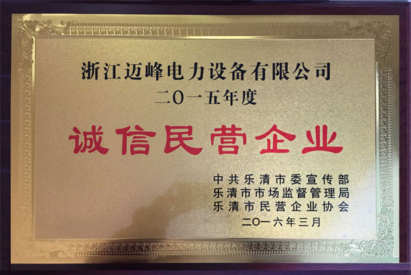 诚信民营企业